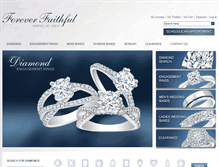 Tablet Screenshot of foreverfaithfuldiamonds.com